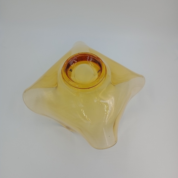 Vintage Viking Glass Candle Holder - Picture 5 of 5